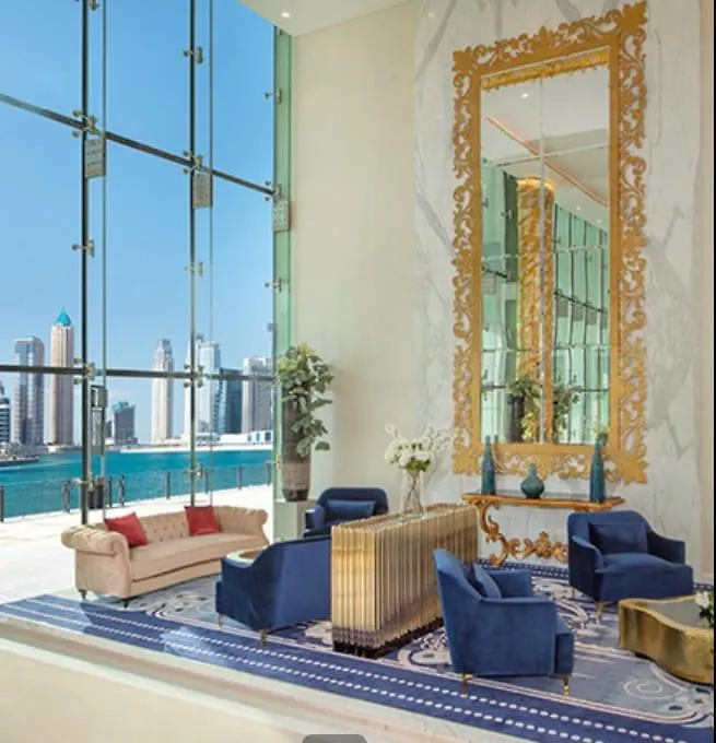 Vogue Damac Maison Prive Balcony & Pool With Canal View Prime Business Bay Location, Steps From Downtown & Burj Khalifa 두바이 아파트